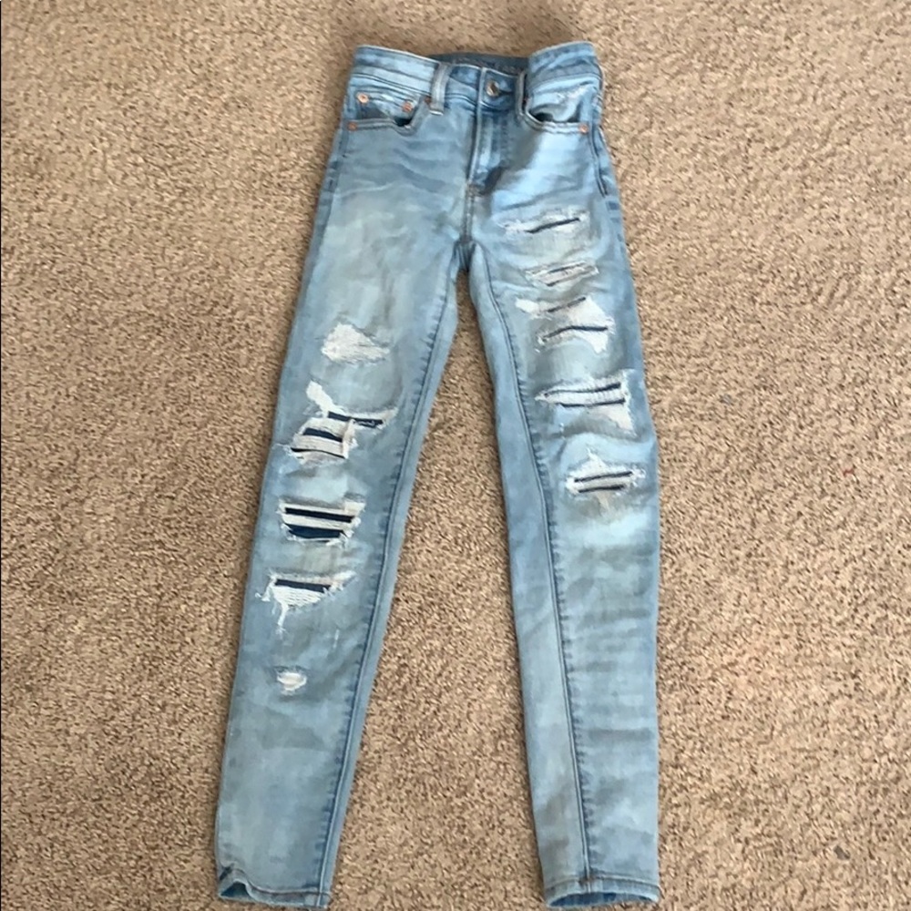 Light blue jeans